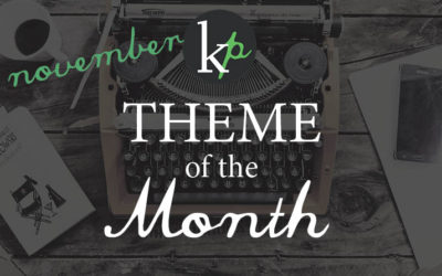 November 2020 Theme of the Month