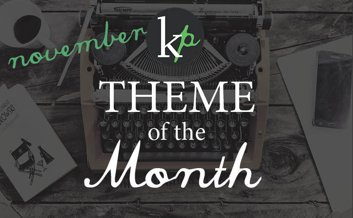 November 2020 Theme of the Month