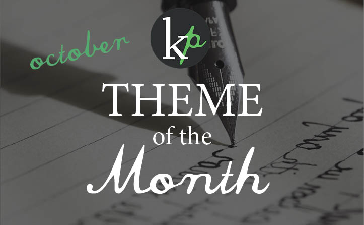 October 2020 Theme of the Month