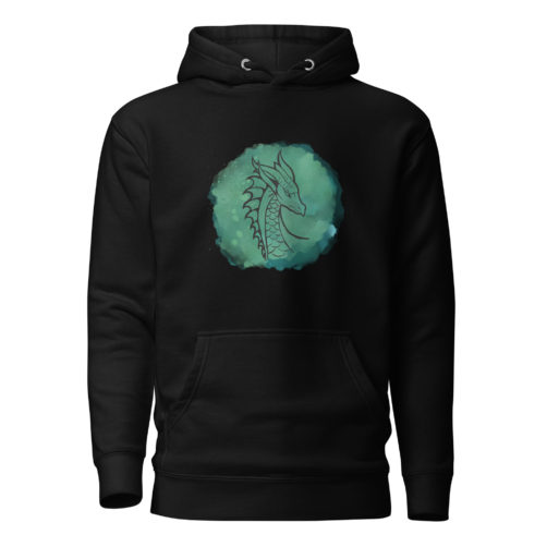 Ink Dragon Unisex Hoodie - Image 2