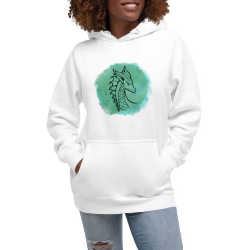 Ink Dragon Unisex Hoodie - Image 4