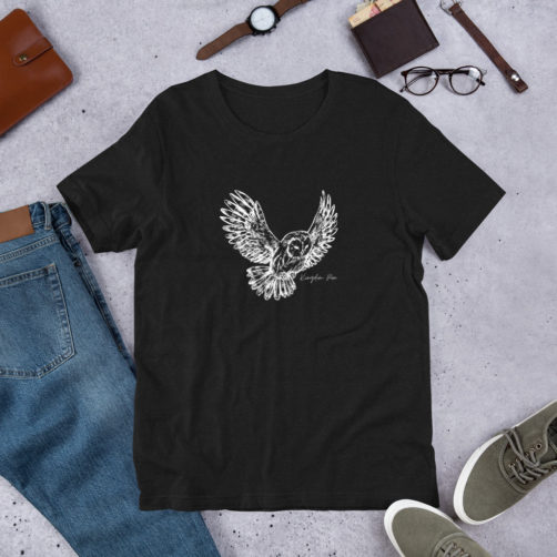 Owl of Pen Unisex t-shirt - Image 2