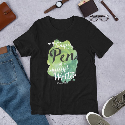 Pen of a Skillful Writer Unisex t-shirt - Image 2